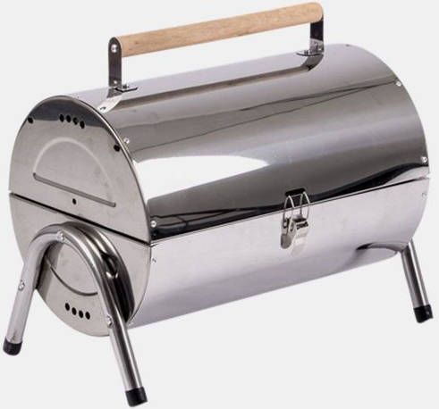 Bo-Camp Bo Camp Barbecue Barrel Houtskool RVS BBQ Grijs