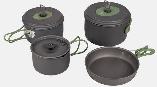 Bo-Camp Bo camp Explorer Pannenset 4 delig Hard Anodized