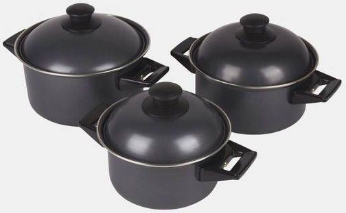 Bo-Camp Bo Camp Rondo Pannenset Zwart