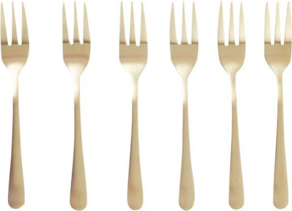 Amefa Gebaksvorkjes Austin Vintage Champagne 6 Stuks
