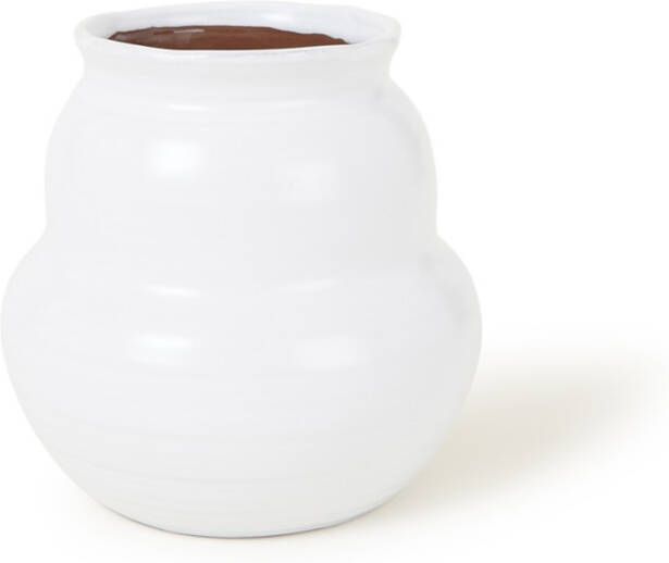 House Doctor witte vaas(Ø 15 centimeter x 15 centimeter )