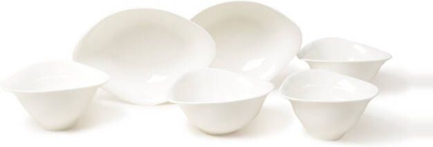 Villeroy & Boch Dune Vapiano Schalen set porselein, per 6