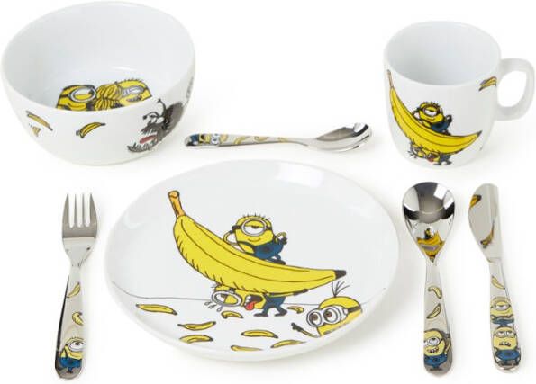 WMF Minions servies en bestekset 7 delig