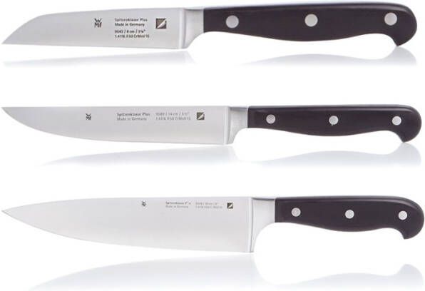 WMF Messenset Spitzenklasse Plus Lemmeten van speciaal messenstaal(set, 3 delig )