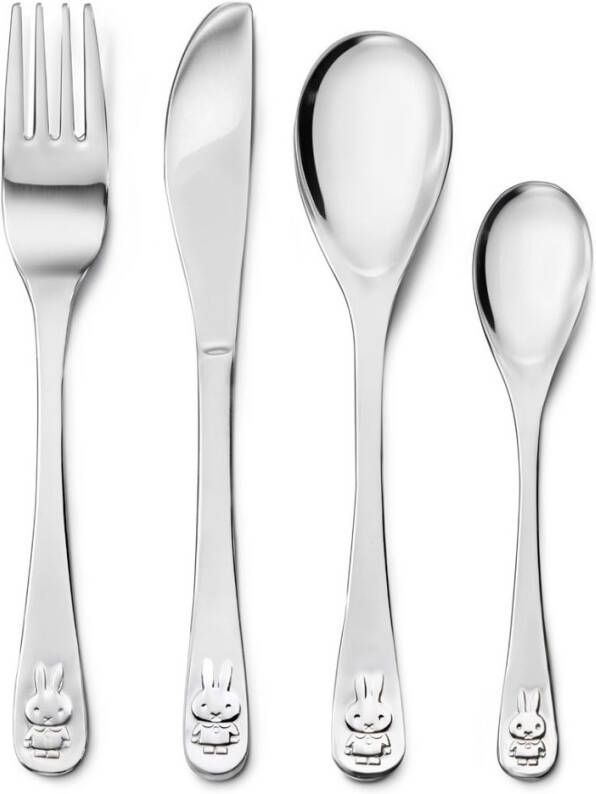 Zilverstad Nijntje kinderbestekset 4 delig