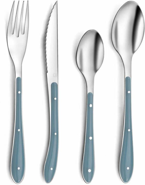Amefa Bestek Bistro Blauw Metaal(24 Pcs )