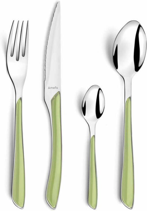 Amefa Bestek Eclat Groen Metaal(24 Pcs )