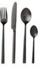 Bitz Bestekset 16 delig Mat Zwart