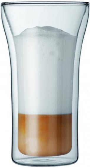 Bodum Assam Glazenset 2 delig Dubbelwandig Groot 0, 4l