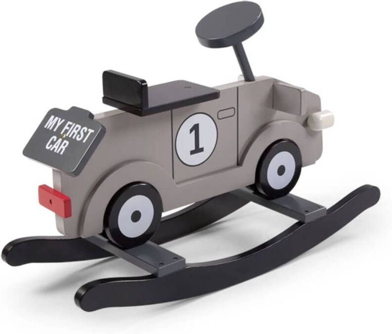 Childhome Hobbelauto My First Car Grijs En Zwart