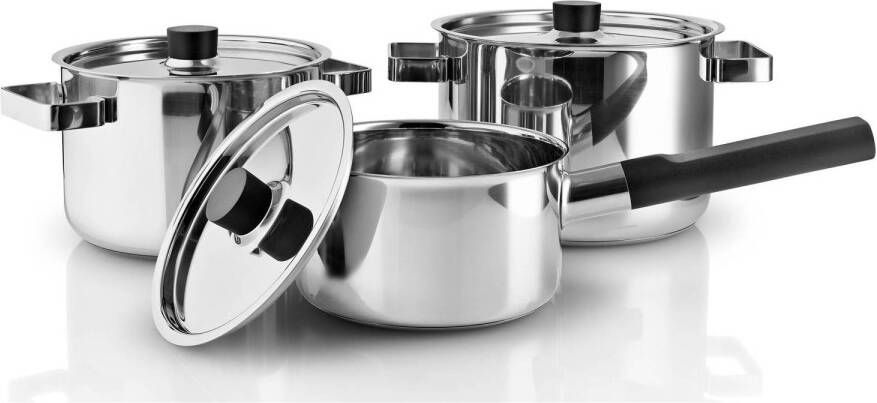 Eva Solo Pannenset Nordic Kitchen 3 delig Zwart