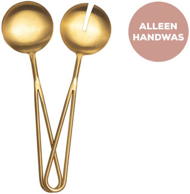 Gusta Saladebestek 6x20cm Goud