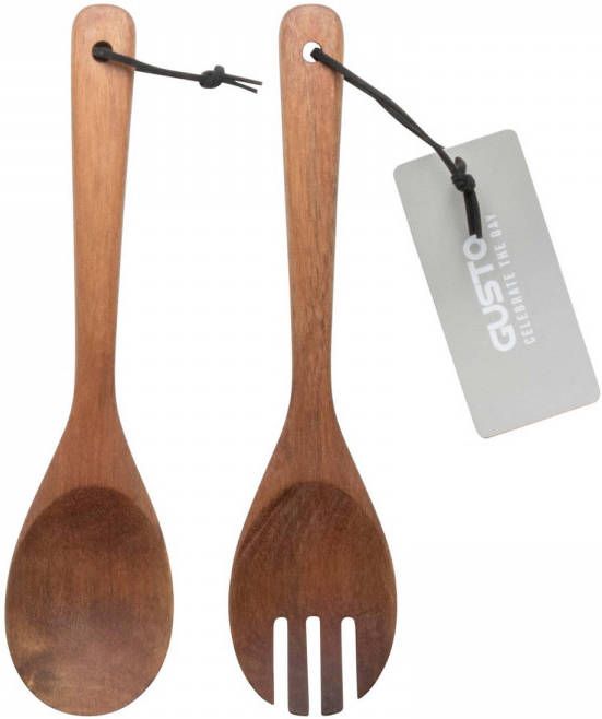 Gusta Saladebestek Acacia Set 2 Stuks