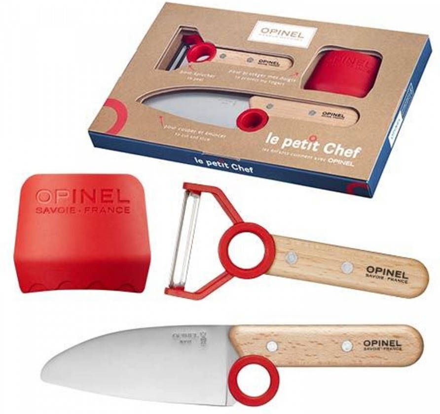 Нож Opinel "le petit Chef" с защитой пальцев,. Значок 25мм le petit Chef. Petit Chef. Магнит le petit Chef.