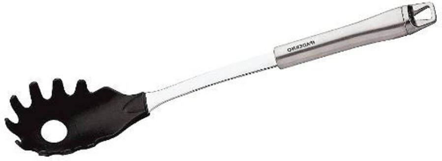 Paderno Spaghettilepel 34, 5 Cm Rvs Zilver/zwart