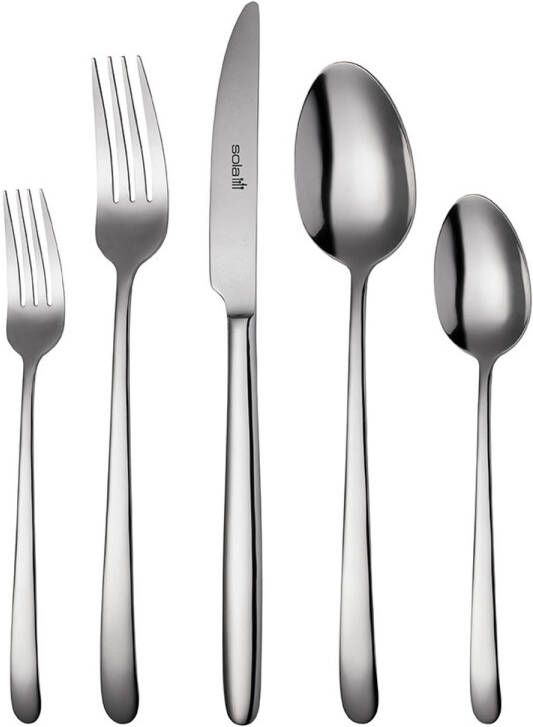 Sola Ibiza Bestekset 6 Persoons 39 Delig Zilver Chroomstaal 18/10 Hoogwaardig Rvs