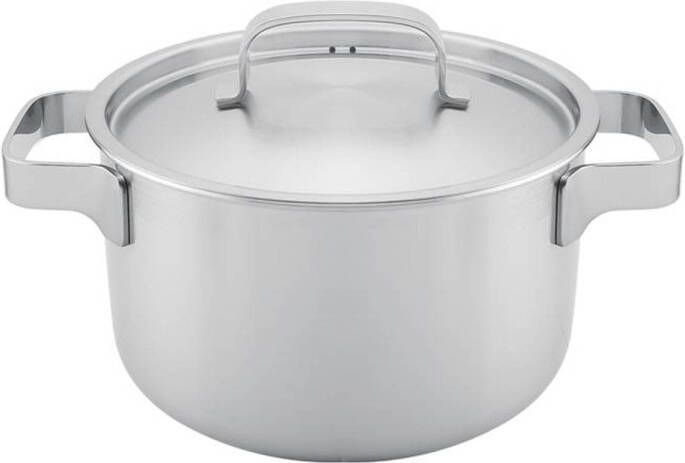 Sola Kookpan Ruby Ø 24 Cm Zilver Inclusief Deksel