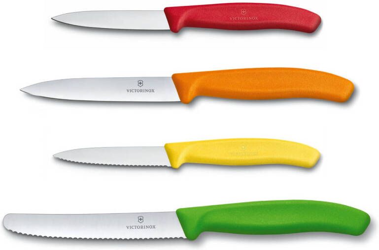 Victorinox Swiss Classic Keukenset 4 delig Multicolor RVS