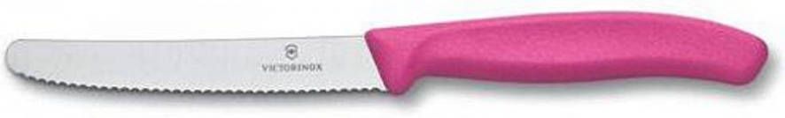 Victorinox Tomatenmes/Tafelmes Gekarteld Roze Met 11cm Lemmet