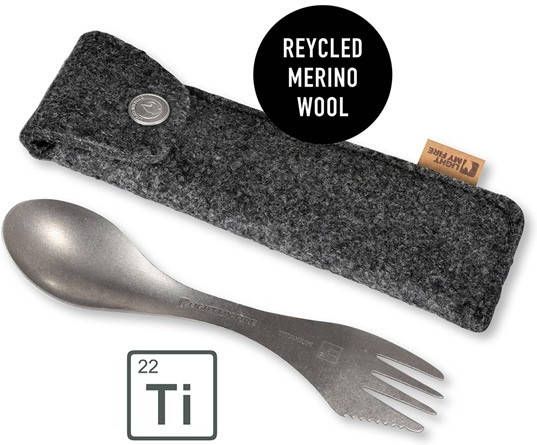 Light My Fire Eco Spork Kit Titanium Zilver