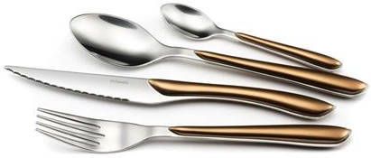 Amefa 24 delige Bestekset Eclat metallic koperkleurig