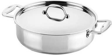 Mepra Frying pan 2 handles 26 cm Glamour Stone Stainless Steel