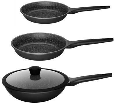 Sola Fair Cooking Koekenpan Ø 24+28 en Wokpan Ø 28 cm