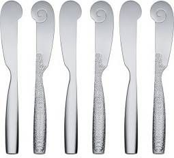 Alessi Dressed Botermesje edelstaal 16 cm, per 6