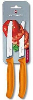 Victorinox Tafel/tomatenmes Kartel Oranje 2 Stuks Op Kaart