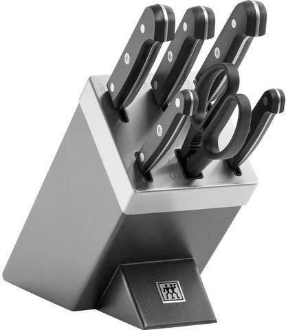 Zwilling Messenblok Gourmet zelfslijpend(set, 7 delig )