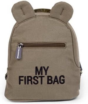 Childhome CHILD HOME Kinderrugzak My First Bag canvas khaki