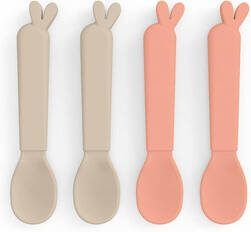 Done by Deer ™ Kiddish Spoon 4 pack Lalee Sand/Coral