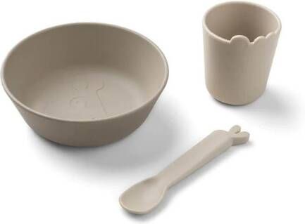 Done by Deer Baby Accessoires Kiddish First Meal Set Beige