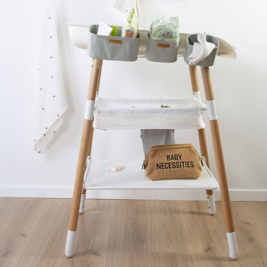 Childhome 3 delige Hangmandenset met beugel lichtgrijs