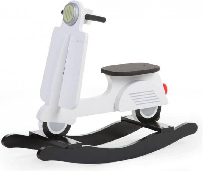 Childhome Hobbelfiguur Scooter 69 Cm Wit