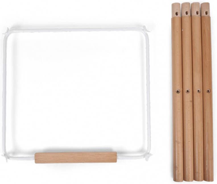 Childhome Evolu 2 Poten voor Kinderstoel Set 55x46 cm Wit/Beige