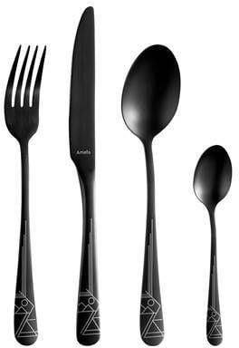 Amefa Austin Horizon Bestekset 16 delig Zwart
