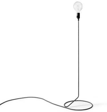 Design House Stockholm Cord Lamp Vloerlamp Zwart