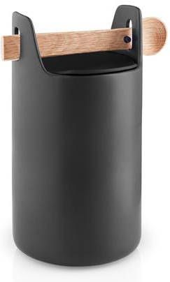 Eva Solo Voorraadpot Met Lepel, Hoog, 20 Cm, Zwart Nordic Kitchen