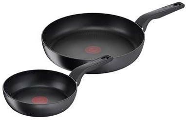 Tefal Hard Titanium Pro Koekenpannenset 2 delig Ø 24 + 28 cm