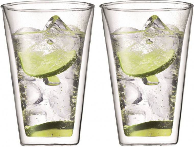 Bodum dubbelwandige glazen Canteen (40 cl) (set van 2)