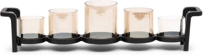 Rivièra Maison Glendale Multiple Hurricane Waxinelichthouder 5 delig