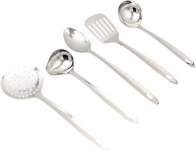 Krüger Set van 6 keukenhulpjes Zilverkleur